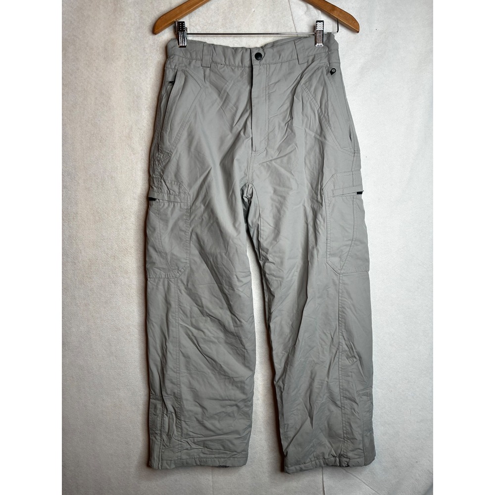 Oxide Boys Gray‎ Insulated Ski Snow Cargo Pants Size 14 Winter Outdoor Hiking
